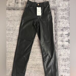 Brand new Zara pants. Vegan leather. Never been worn.